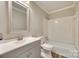 Bathroom with vanity, toilet, and bathtub at 1830 Ebenezer Rd, Rock Hill, SC 29732