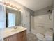 Updated bathroom with a tub, shower, and vanity at 2172 Robert Usher Rd, Lancaster, SC 29720