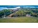 Aerial view of house and lot, showing location near water at 4457 Giles Ave, Sherrills Ford, NC 28673