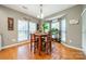 Bright breakfast nook with a table and chairs, near the kitchen at 10126 Loch Lomond Dr, Charlotte, NC 28278