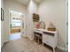 Stylish vanity area with a large mirror and drawers at 10126 Loch Lomond Dr, Charlotte, NC 28278