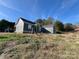Newly built home with gray siding and attached garage at 1517 Sugarfarm Rd, Catawba, NC 28609