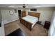 Spacious main bedroom with carpeted floors at 1627 Peden Bridge Rd, Chester, SC 29706