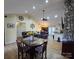 Open dining area with hardwood floors and seating for four at 1627 Peden Bridge Rd, Chester, SC 29706