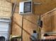 Workshop interior with heater, tools, and storage at 1627 Peden Bridge Rd, Chester, SC 29706