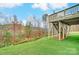 Elevated deck overlooking the backyard and wooded area at 14421 Autumncrest Rd # 3, Huntersville, NC 28078