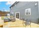 Deck with seating area, offering views of the backyard at 14421 Autumncrest Rd # 3, Huntersville, NC 28078