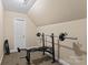 Bonus room with weight bench and ample floor space at 169 Rimmer Farm Rd, Troutman, NC 28166
