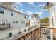 View of the townhomes from a deck at 2304 Via Dei Conte Aly, Charlotte, NC 28205