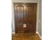 Double wooden doors add character to the entryway at 2818 Rockford Rd, Shelby, NC 28152