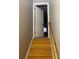 Wooden staircase leading to the upper level at 2818 Rockford Rd, Shelby, NC 28152
