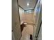 Clean bathroom with a shower/tub combo and wood vanity at 299 Stikeleather Rd, Hiddenite, NC 28636