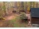 Large backyard with a shed and playset at 479 Isle Of Pines Rd, Mooresville, NC 28117