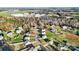 Wide aerial view of neighborhood and surroundings at 113 Dublin Ct, Statesville, NC 28677