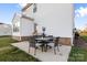 Private patio with seating area, perfect for outdoor dining at 113 Dublin Ct, Statesville, NC 28677