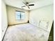 Bright bedroom with ceiling fan and window at 1163 Hummingbird Ln, Rock Hill, SC 29732