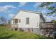White house with deck and yard at 130 E Branch Ave, Shelby, NC 28152