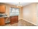 Kitchen nook with breakfast bar and window seat at 105 Ranlo Ave, Gastonia, NC 28054
