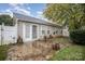 Backyard patio, shed, and fenced-in area at 105 Ranlo Ave, Gastonia, NC 28054