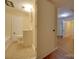 Simple bathroom with a toilet, sink, and shower/tub at 126 E Division Ave, Salisbury, NC 28144