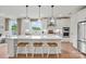 Modern kitchen with a large island and stainless steel appliances at 1037 Kinship Dr # 75, Lancaster, SC 29720