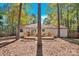 Large backyard with deck and wooded area, offering privacy and outdoor space at 11116 Vista Canyon Dr, Charlotte, NC 28226