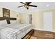 Spacious primary bedroom with king-size bed and ensuite bathroom at 11116 Vista Canyon Dr, Charlotte, NC 28226