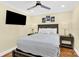 Guest bedroom with a queen bed and neutral decor at 11116 Vista Canyon Dr, Charlotte, NC 28226