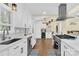 Open concept kitchen with stainless steel appliances at 11116 Vista Canyon Dr, Charlotte, NC 28226