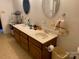 Bathroom with double vanity and tile flooring at 2484 Shelton Ave, Statesville, NC 28677