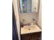 Clean bathroom with single sink vanity and shower/tub combo at 2484 Shelton Ave, Statesville, NC 28677