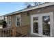 Exterior view showing back deck and French doors at 536 Fourth St # 9, Chester, SC 29706