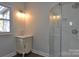 Bathroom with a vanity and a large walk-in shower at 536 Fourth St # 9, Chester, SC 29706