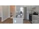 Modern kitchen with stainless steel appliances and granite countertops at 536 Fourth St # 9, Chester, SC 29706