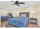 Bedroom with a queen bed and mirrored closet at 6920 Stillmeadow Dr, Charlotte, NC 28277