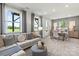Spacious basement offering a bedroom and living area at 7112 Brookview Ln, Sherrills Ford, NC 28673