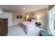 Basketball-themed bedroom with gray bedding and a dresser at 8024 Plymouth Dr, Sherrills Ford, NC 28673