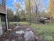 Large backyard with a shed at 1476 New Hope Rd, Heath Springs, SC 29058