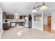 Updated kitchen with stainless steel appliances and ample counter space at 1532 Starbrook Dr, Charlotte, NC 28210