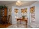 Charming breakfast nook with a table and built-in window seat at 1335 Huckleberry Dr, Lincolnton, NC 28092