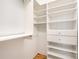 Walk-in closet with ample shelving and hanging space at 2000 Euclid Ave # D-2, Charlotte, NC 28203