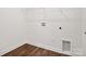Laundry room with shelving and hookups for washer and dryer at 1050 Bull Dog Ln, Wingate, NC 28174