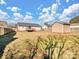 Large backyard with shed and wooden fence at 5136 Wheat Sw Dr, Concord, NC 28027