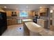 Modern kitchen with island and stainless steel appliances at 2110 Zion Church Rd, Hickory, NC 28602