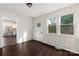 Cozy dining area with built-in storage and hardwood floors at 305 Elm St, Lancaster, SC 29720