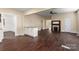 Living area with hardwood floors and fireplace at 305 Elm St, Lancaster, SC 29720