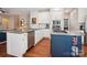 Spacious kitchen with white cabinets, granite countertops, and stainless steel appliances at 3405 Abbey Hill Ln, Charlotte, NC 28210