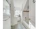 Clean bathroom with a bathtub and updated fixtures at 3703 Margaret Wallace Rd, Matthews, NC 28105