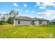 Gray vinyl siding house with backyard view at 3702 Small Ave, Charlotte, NC 28269