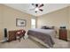 Spacious bedroom with king-size bed and ample storage at 4022 Blackburn Ct, Fort Mill, SC 29707